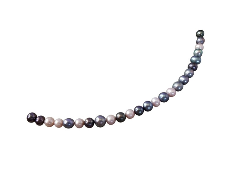 Loose Pearl Peacock Pearl Bag H 6 Round 8 mm Bin Pearl 25 Pcs 60 ct 12 g