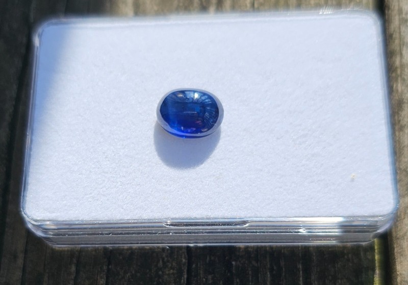 Blue Sapphire Cabochon 10x8 Oval Loose Gemstone gallery