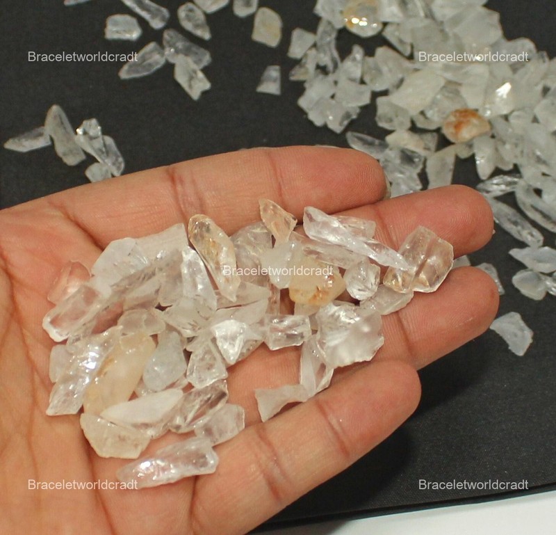 Natural Clear Quartz Rough 10 Pcs Lot Top Quality Necklace Supply 4x6x10 mm