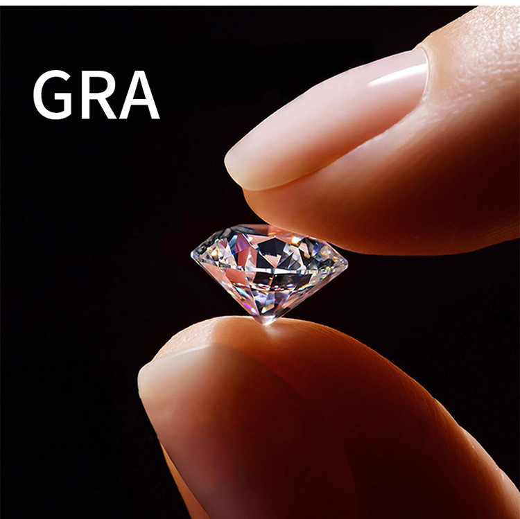 Round Excellent Cut 8Hearts 8arrows D VVS 7.0mm/1.2ct Loose Moissanite Stone GRA gallery