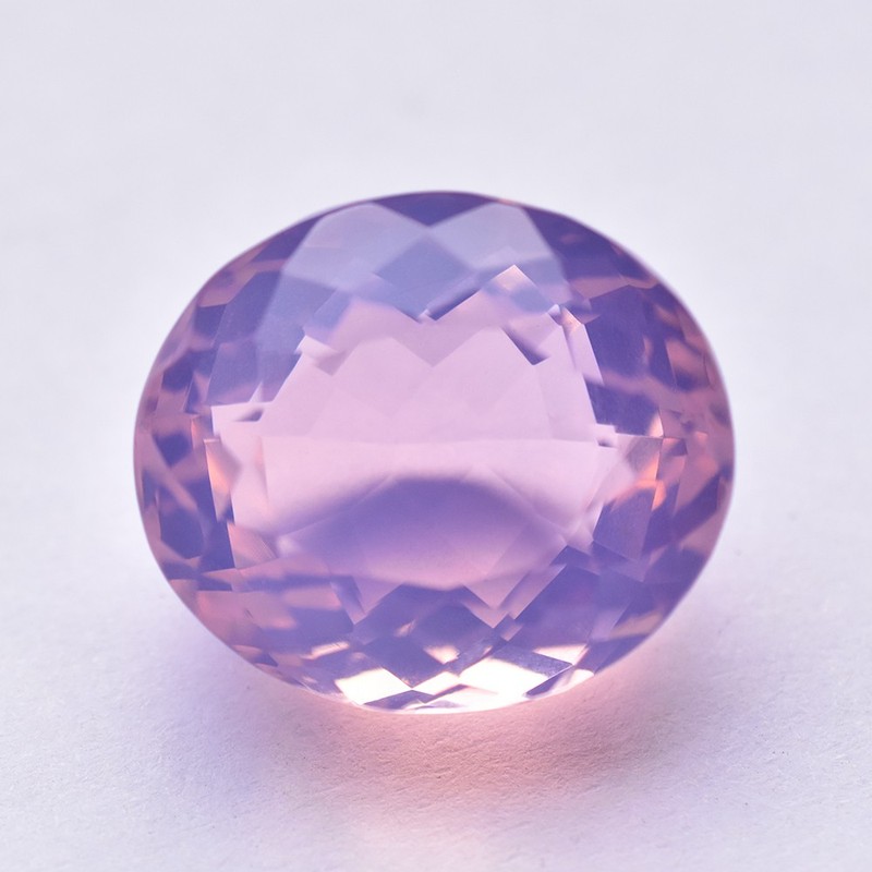 CERTIFIED 28x24mm Oval Cut LAB-CREATED Pink Opal Loose Gemstone FREE Delivery