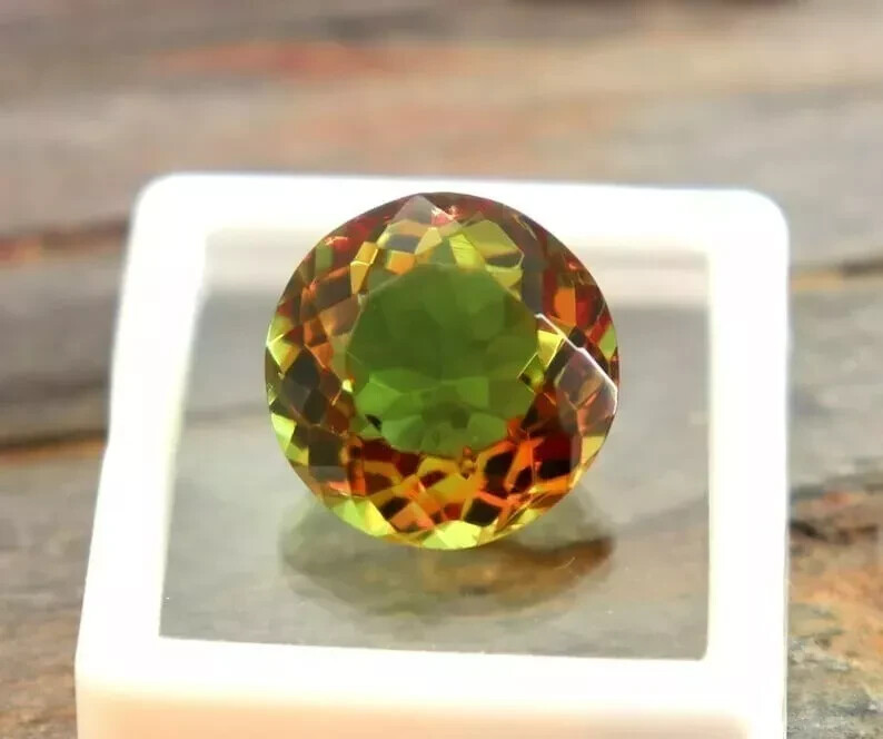 Natural Rarest 9.30 Ct+ Color Changing Brazil Andalusite Round Gemstone
