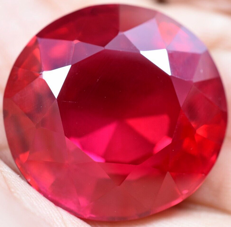 Natural 75.00 Ct Mogok Pink Huge Ruby Sparkling GGL Certified Treated Gemstone