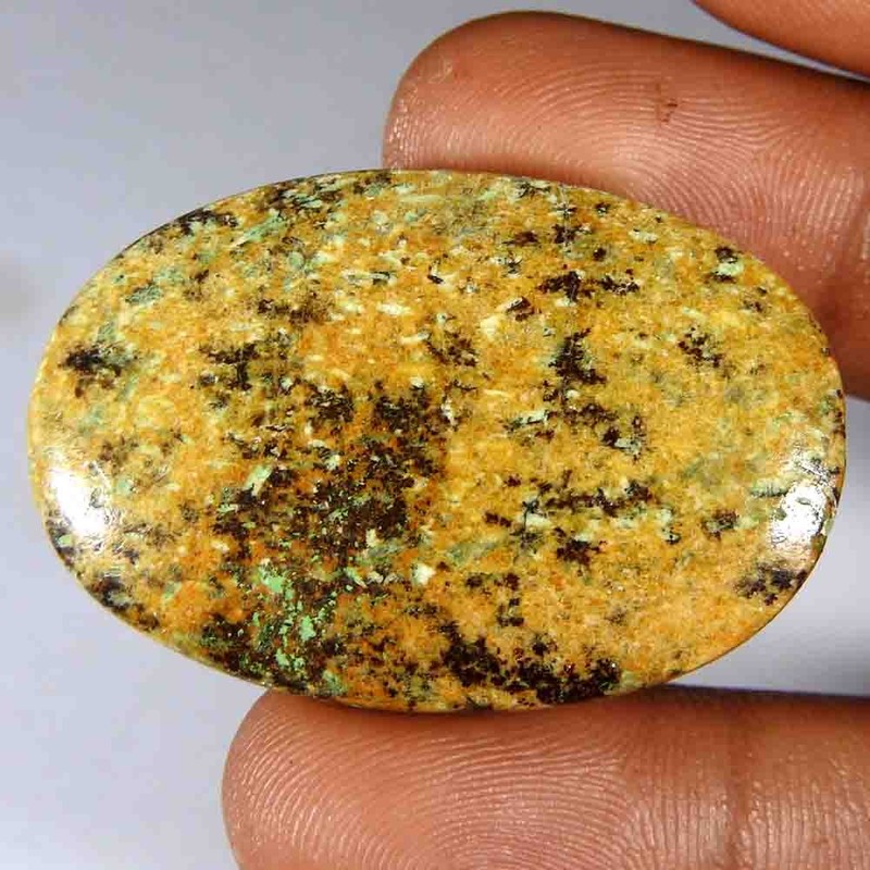 60.75CtsNatural Multi Designer Tourmaline Quartz Oval Cabochon Gemstone gallery