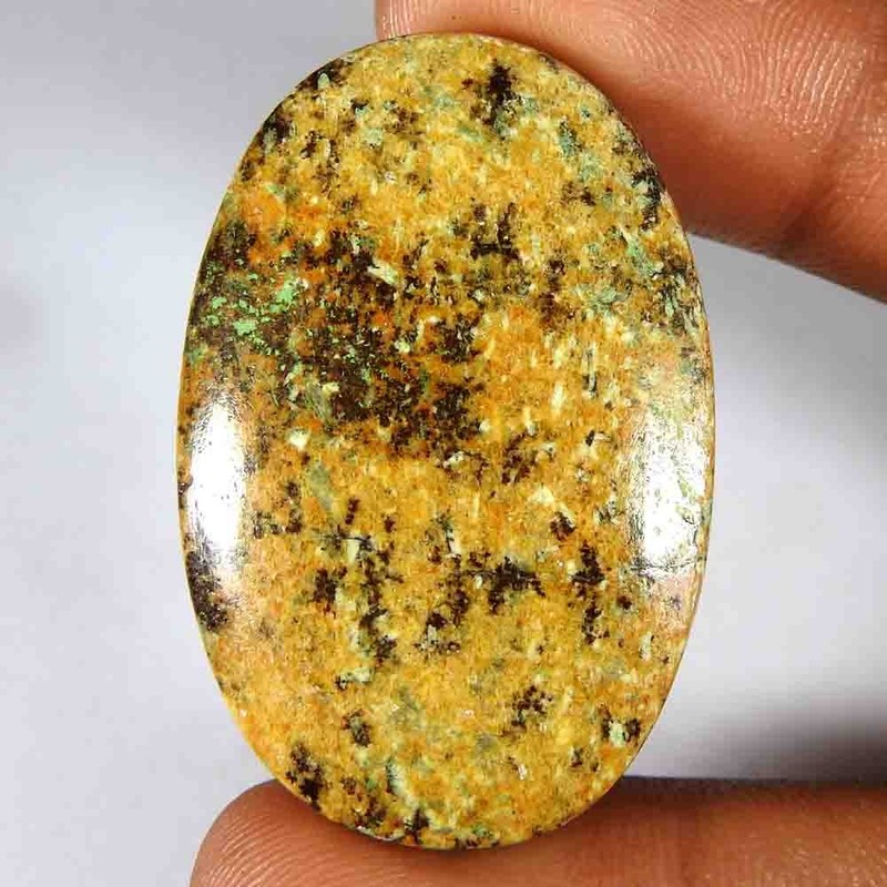 60.75CtsNatural Multi Designer Tourmaline Quartz Oval Cabochon Gemstone