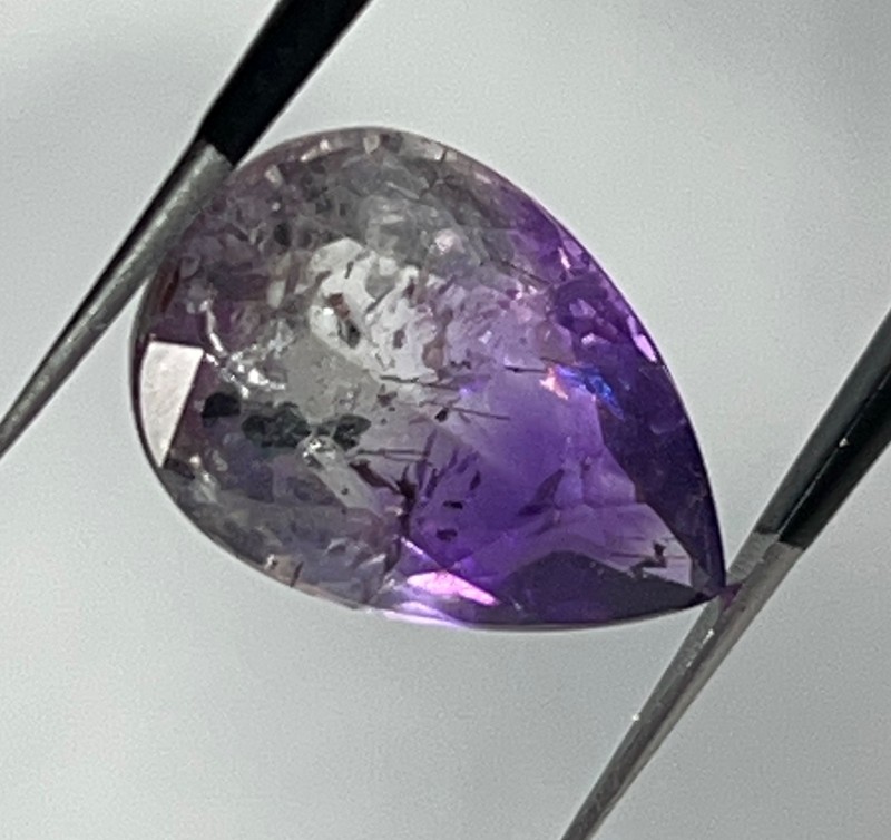 IPAS-1 Natural Amethyst 5.25ct 16x10x6mm Pear shape