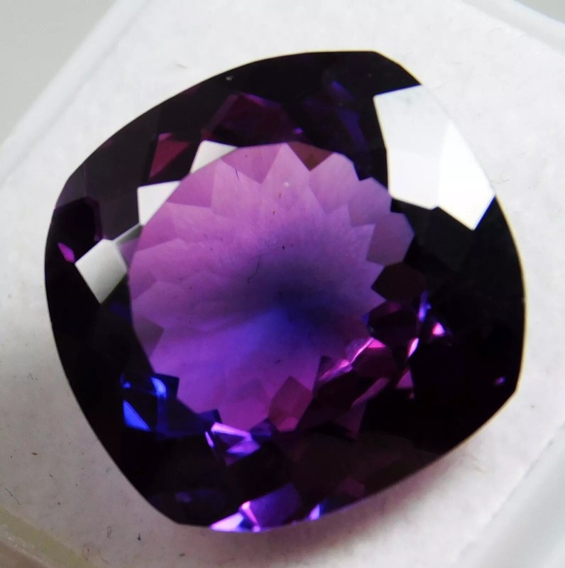 Radiant Cut Purple Blue Taaffeite 18-20 Ct Natural Loose Gemstone EGL Certified gallery