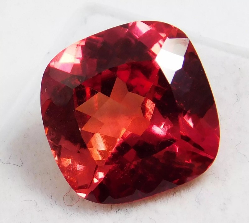 Padparadscha Sapphire Sunset Color Natural 13-15 Ct EGL Certified Loose Gemstone gallery