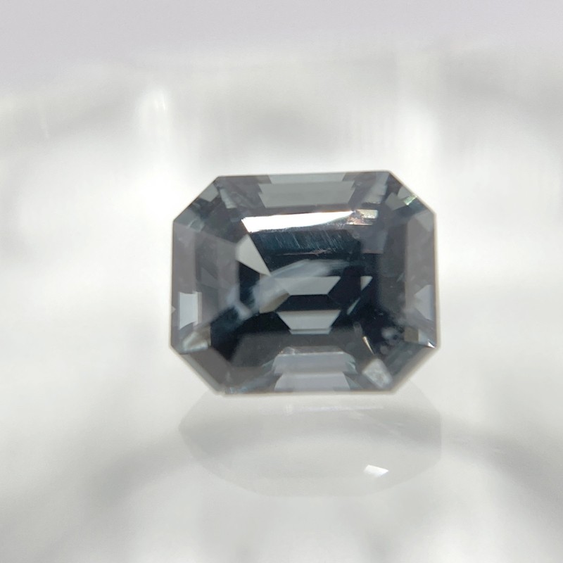 Reduced !! - Gray Spinel Color-Change Teal Flash Octagon Cut 1.61ct 7.1x6mm gallery