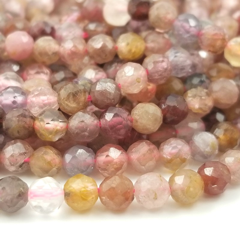 AAA Faceted Color Spinel Beads 15.5″ Full Strand High-Quality Gemstones PRP118