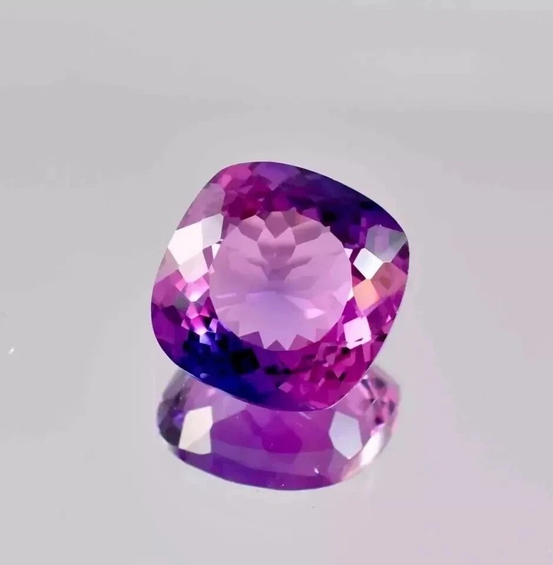 Natural 7.80 Ct Tanzanite Purple Cushion Cut Certified Rare Loose Gemstone+ Gift