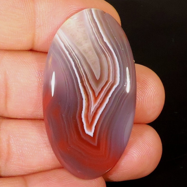 44 CT 5X24X40 mm TOP NATURAL RED SUPERIOR AGATE OVAL CABOCHON GEMSTONE CC-47