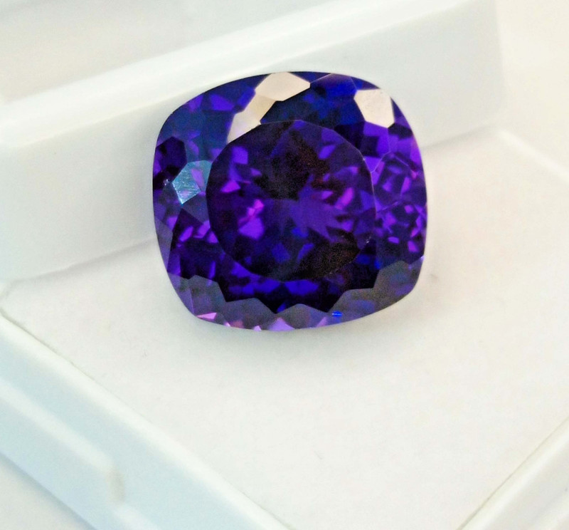 Purple Pink Tanzanite Cushion Cut 13-15 Ct Natural Loose Gemstone RK287