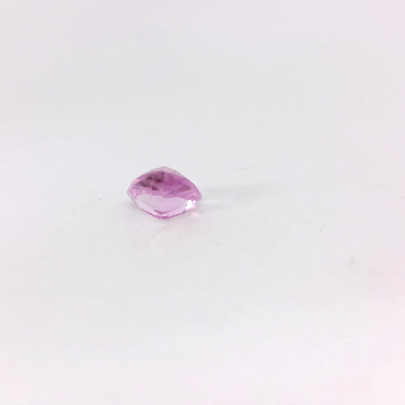 0.28ct Loose Trillion Heat Treated Light Pink Topaz Gemstone 4 x 4 mm gallery