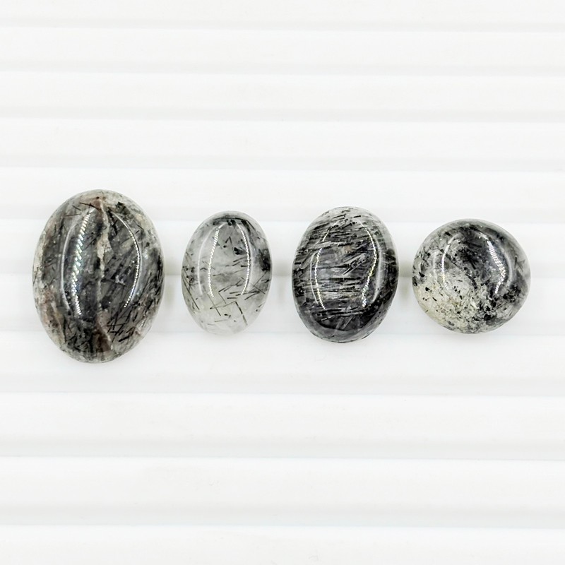 42 Carat Natural Black Rutilated Quartz Gemstone – Jewellery Making Gems ZP-74
