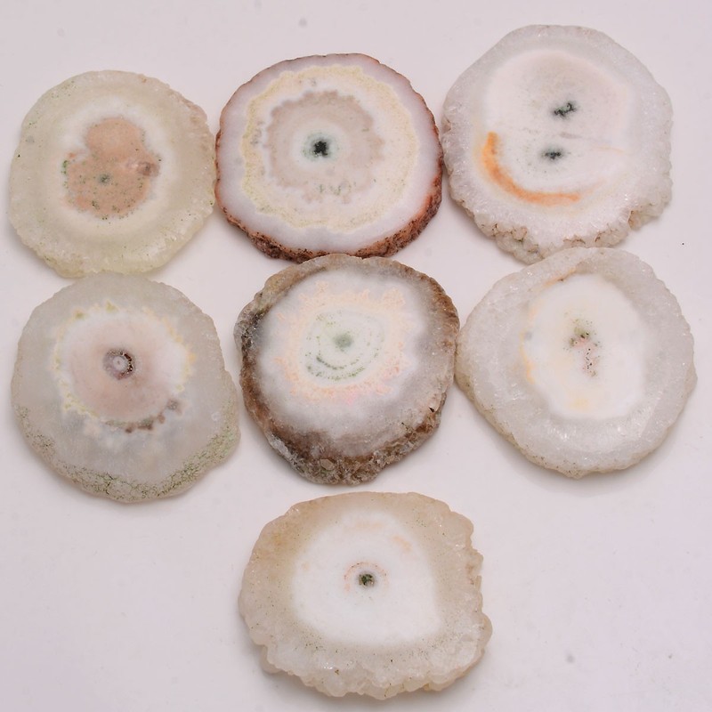 7 Pcs Natural Solar Quartz Top Grade 35mm-44mm Cabochon Huge Loose Gemstone Lot gallery