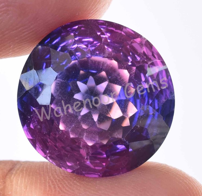 21.55 Ct Natural Java Plum Sapphire Round Master Certified Ceylon Loose Gemstone
