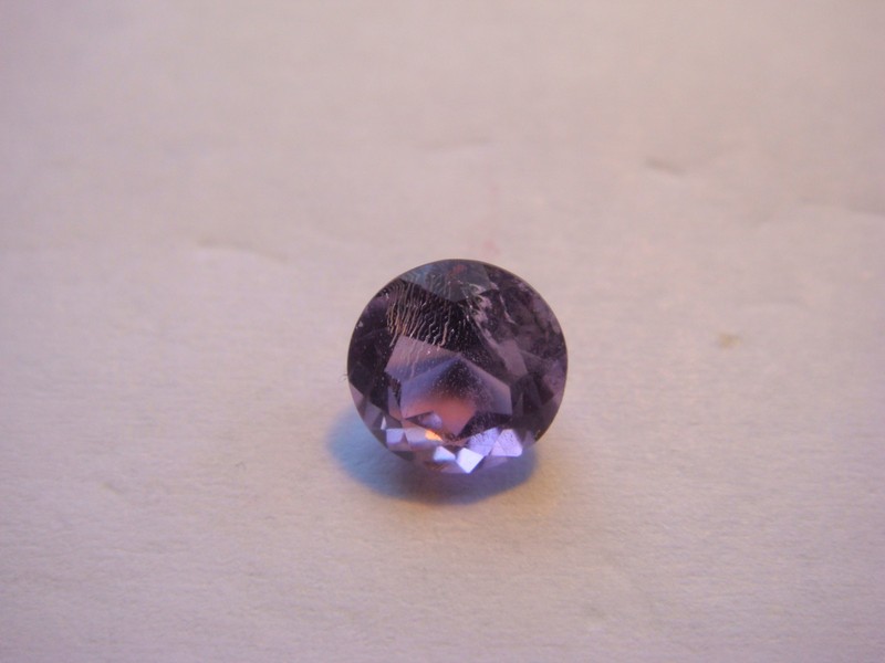Amethyst Gemstone Round Cut 6.5 mm 0.8 Carat Natural Faceted Gem