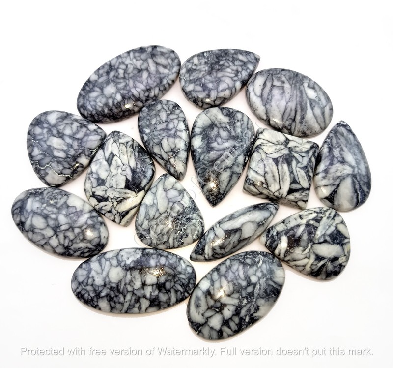 Natural Pinolith Stone Cabochon, 3-5 Piece,100 Carats Loose Gemstone