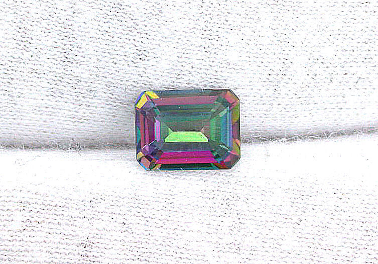 ONE 9×7 9mm x 7mm Emerald Octagon Mystic Topaz Gemstone Gem Stone 30-17OTH
