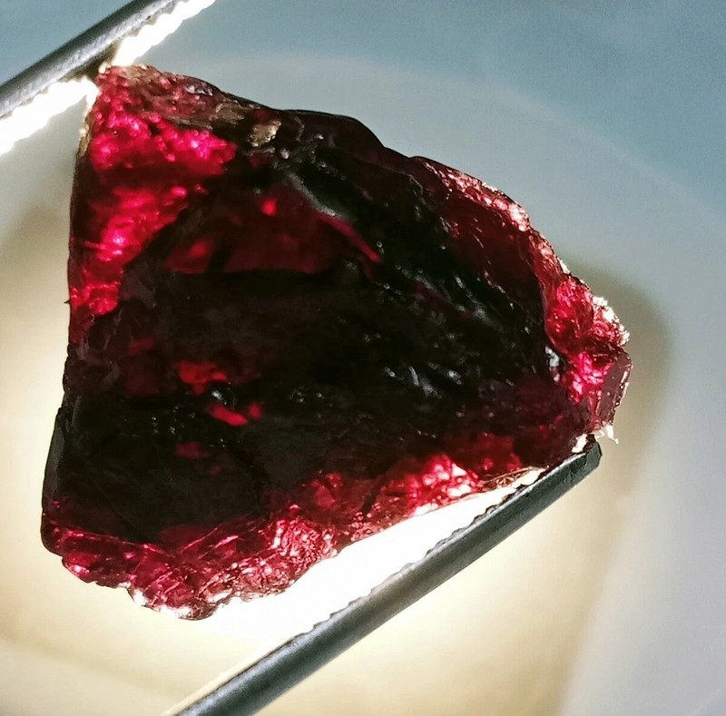Facet Rough Painite Red Untreated 45-47 Ct Rare Natural Gemstone EGL Certified gallery