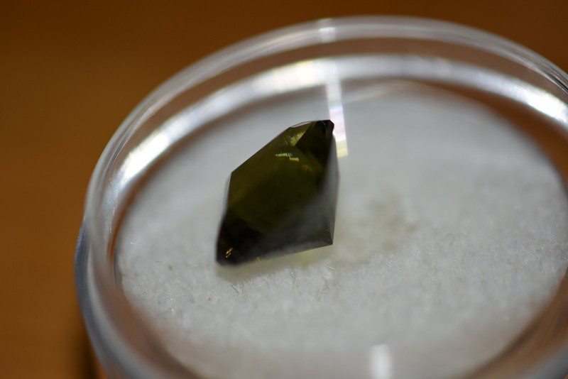 Moldavite Dark Green Tektite stone 2.5ct gallery