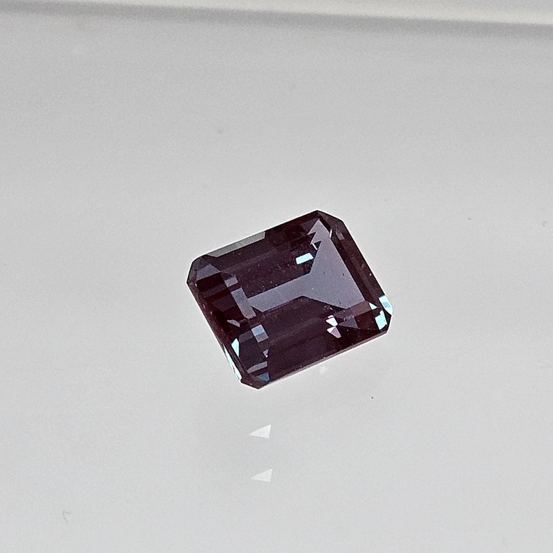 JTV 2.05 Carat Color Change Emerald Cut Alexandrite Synthetic Blue To Red Gems gallery