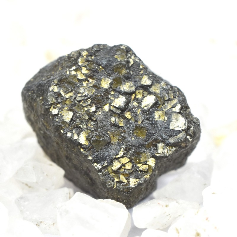 Hard Cleavage Pyrite Crystal Rough 137 Ct Natural Loose Gemstone CERTIFIED gallery