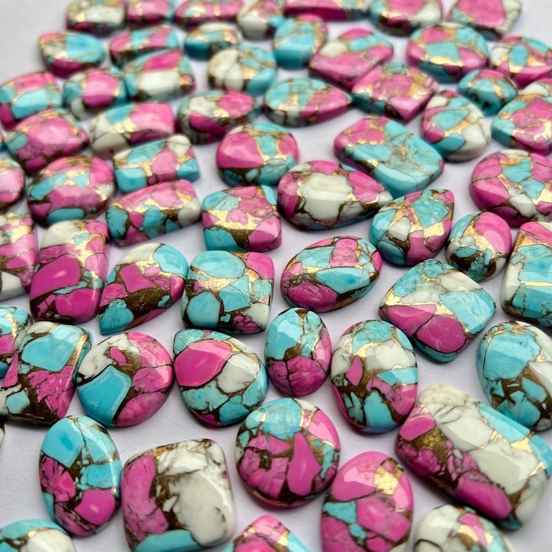 [WHOLESALE] COTTON CANDY KINGMAN TURQUOISE GOOD QUALITY STONE FREE FORM LOT gallery
