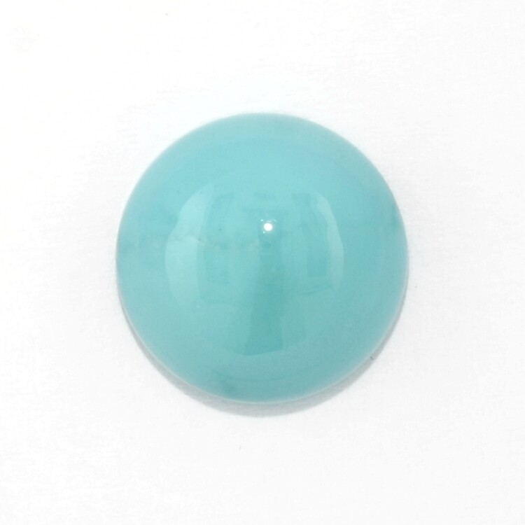 SLEEPING BEAUTY TURQUOISE 5 MM ROUND CABOCHON ALL NATURAL 2 PIECE SET F-5250