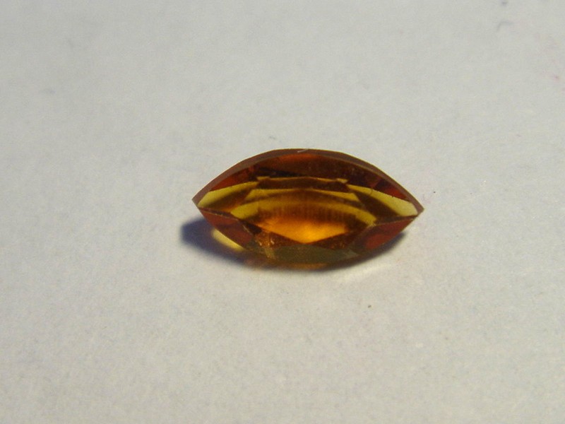 Citrine Marquise Cut Gemstone 8 mm x 4 mm 0.50 carat Gem Yellow Stone