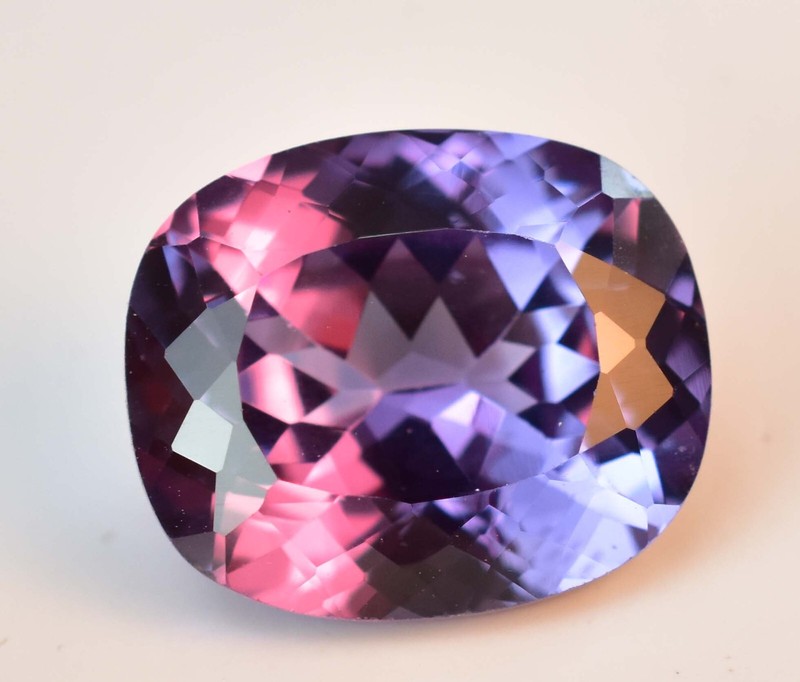 Flawless Natural Color Change Alexandrite 12.85 Ct Certified Loose Gemstone