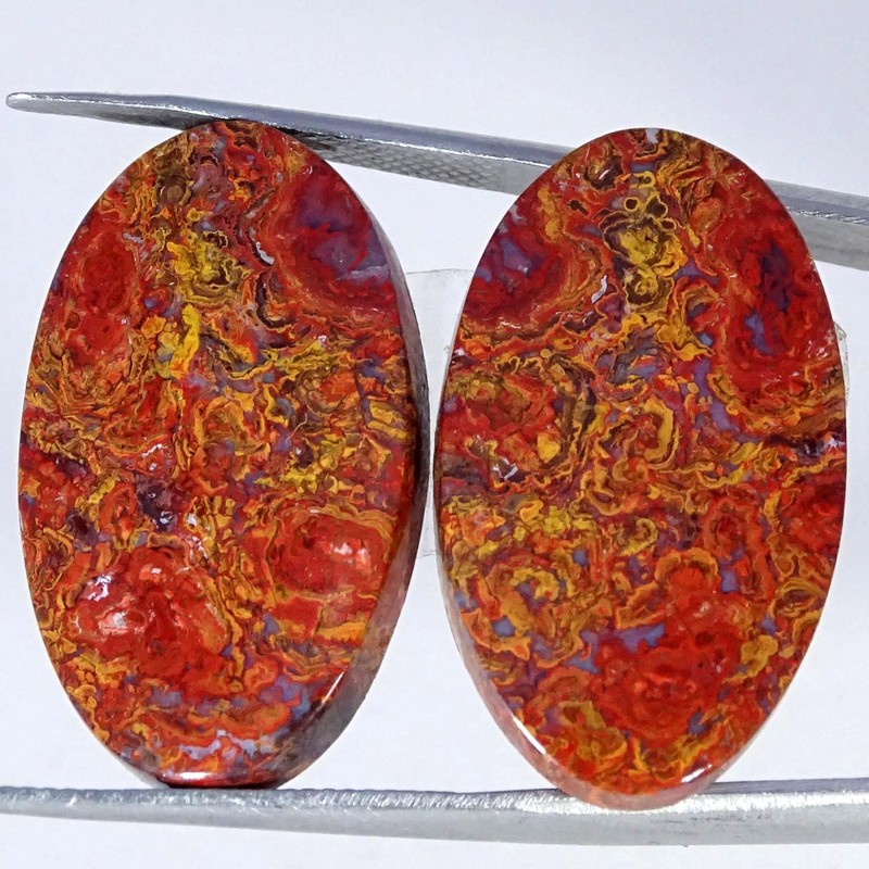 34.00Cts 100% Natural Nice Hungarian Agate Oval Cabochon Gemston