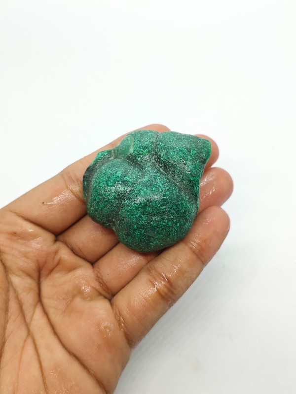 Natural Malachite Small Botryoidal Rough Chunk 585 Carats