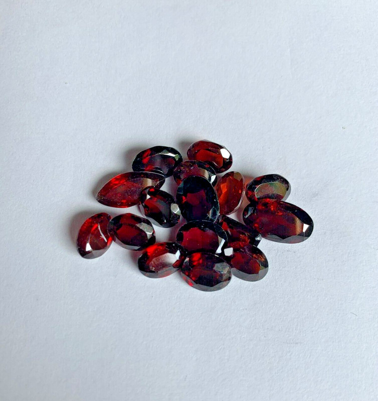 Andy's Gem Garage Sale - 16 gems - 47.50cts Misc Garnets Special - Natural DEAL! gallery