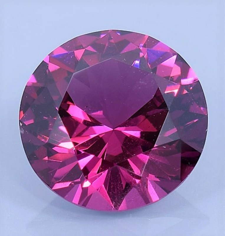 RHODOLITE GARNET RED PURPLE ROUND CUT GEM AFRICAN NATURAL GENUINE FACETED NICE
