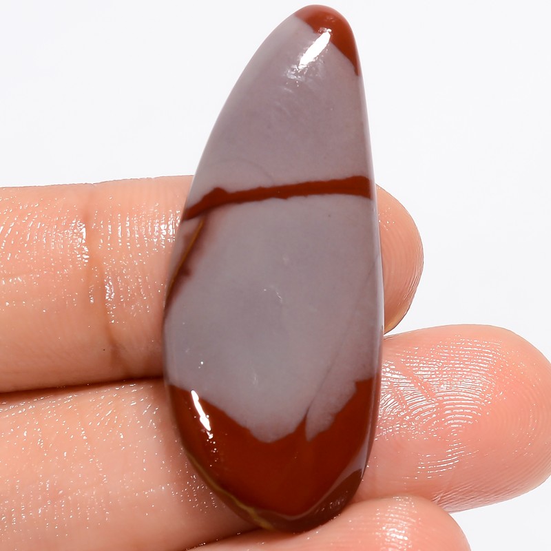 Natural Noreena Jasper Fancy Shape Cabochon Gemstone 28.5 Ct 38X16X5 mm EE-47133