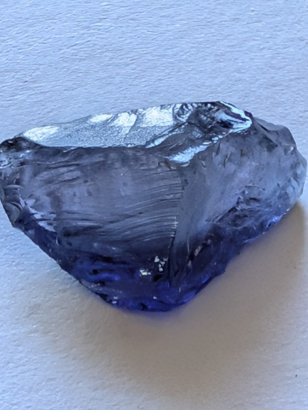 USA seller 7.89 Cut to IF Iolite color changing facet rough gemstone specimen