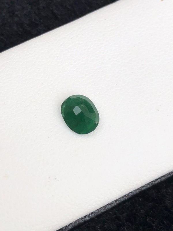 0.80ct Natural Emerald Oval Brilliant Minor Oiled Swat Pakistan Translucent Gems gallery