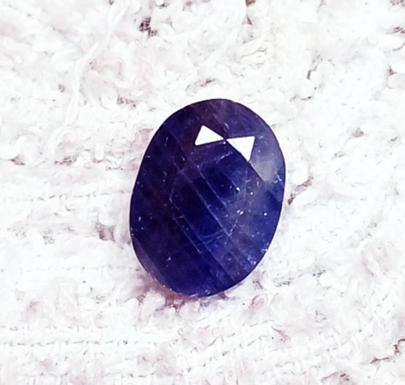 Certified 100% Natural Blue Sapphire 4.20 Ct Loose Gemstone Best With Free Gift gallery