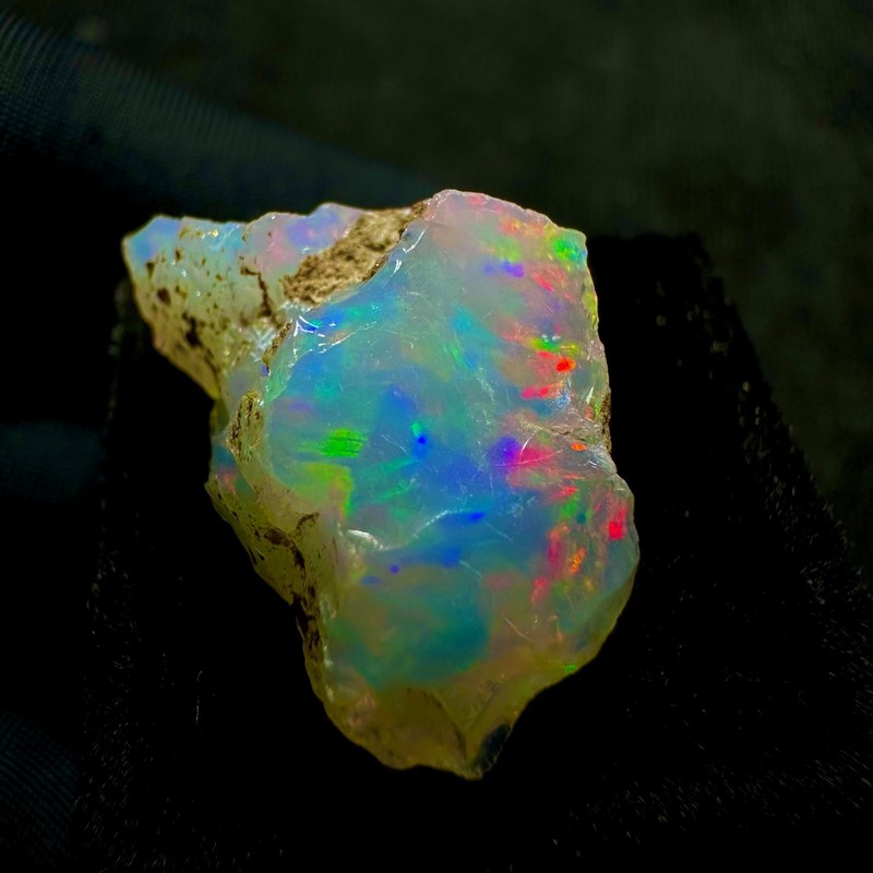 Dry Opal Rough Lot Natural Ethiopian Welo Fire Opal Raw AAA cut grade rough 9 Ct