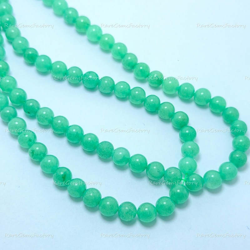 Natural Green Aventurine Round Beads Strand 4mm-10mm Polished Gemstone gallery