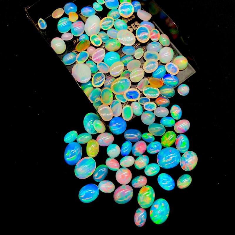 Opal 10x8mm Natural Fire Cabochon Lot Jewelry Making A grade gemstone gallery