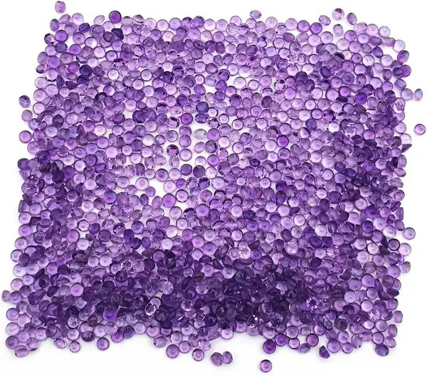 2mm Round 100 Pieces Natural Purple Amethyst Loose Gemstone