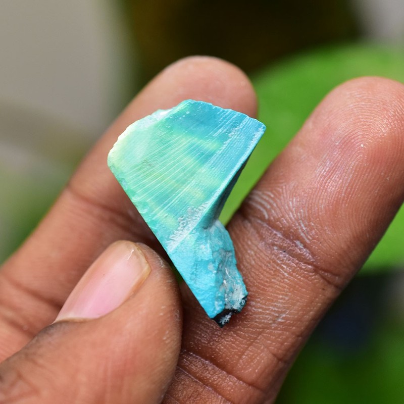 Exclusive Uncut NATURAL Blue Opal 17 Ct CERTIFIED Rough Loose Gemstone gallery