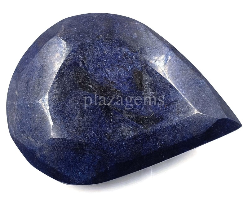 Certified Natural Blue Sapphire 3 Kg 15,000 CT African Gemstone Pear Shape 5ARN gallery