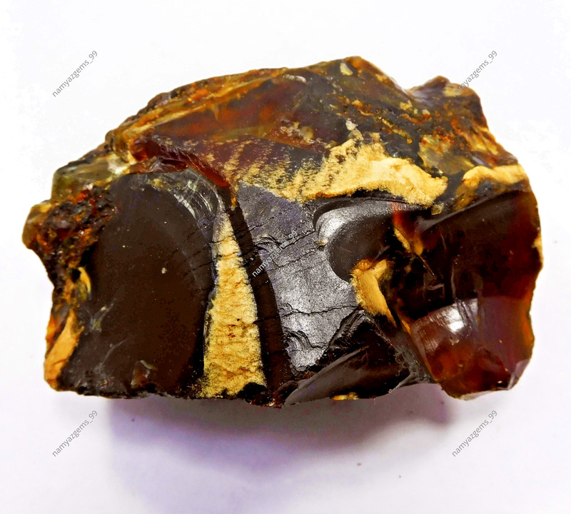 838 Ct Natural Honey Baltic Amber Untreated Certified Uncut Rough Loose Gemstone gallery