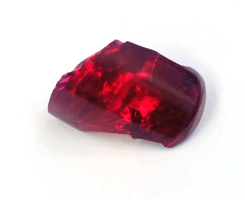 Incredible 67 Ct Natural Red Alexandrite Rough IGL Certified Loose Gems 6YHS