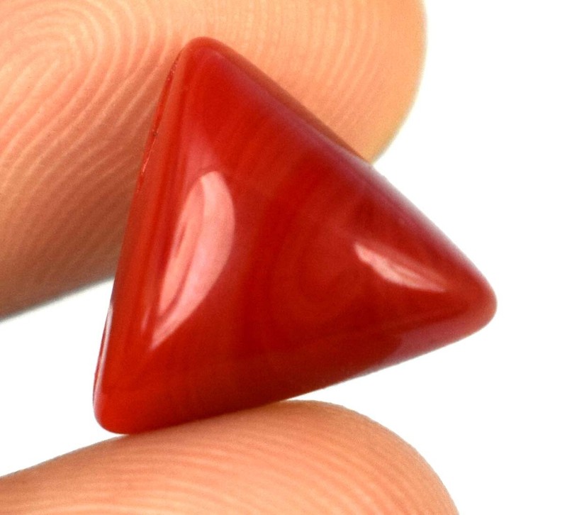 Italian Red Coral For Prosperity Gemstone 100% Natural Mix Shape AGI Certified