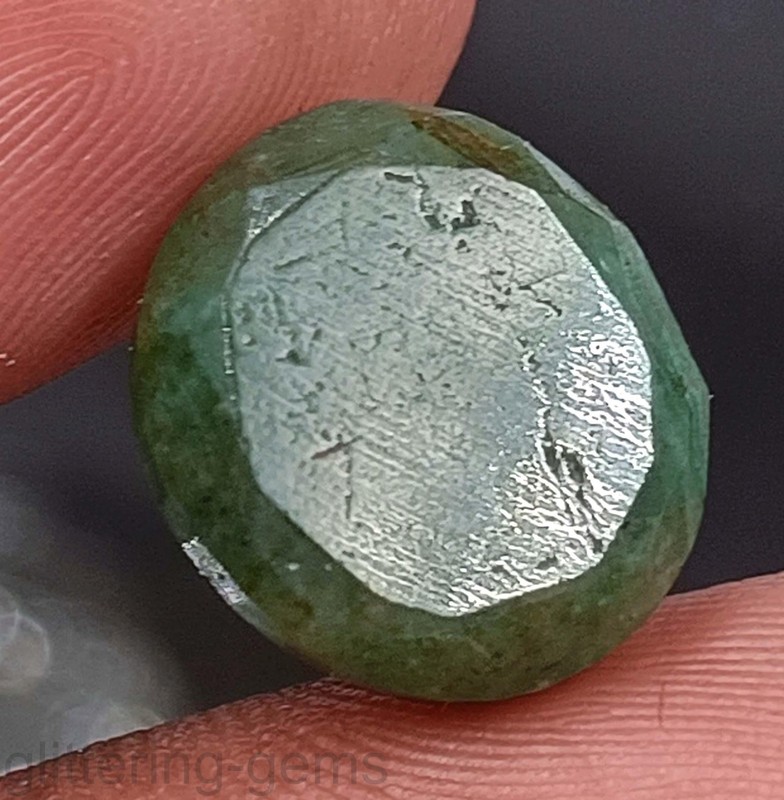 Natural 10.25 Ct Emerald Green Oval 14x12mm Certified Collector’s Gemstone 5DNR
